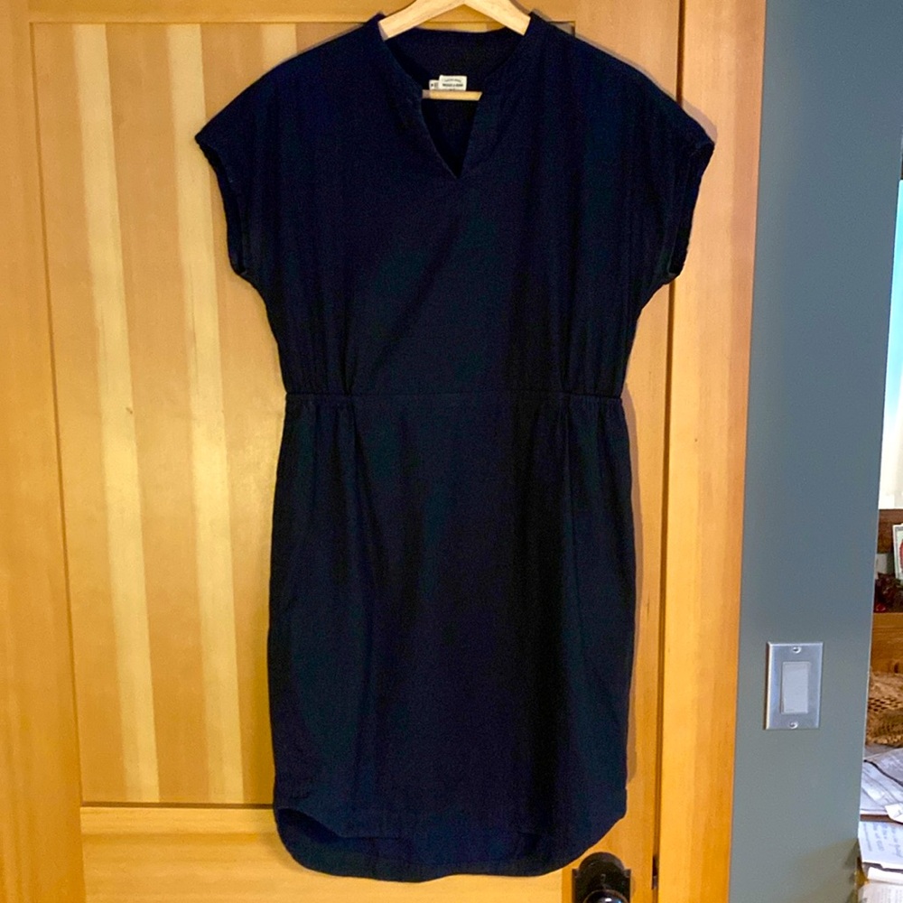 Inky blue 100% cotton Bridge&Burn dress size M